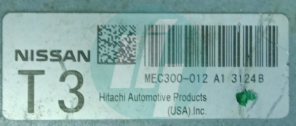 Nissan Altima ECU MEC300-012 A1